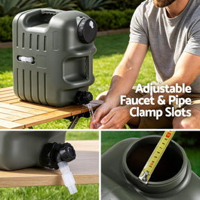 Weisshorn 25L Water Container Jerry Can Bucket Camping Outdoor Storage Tank - SportZone.co.nz