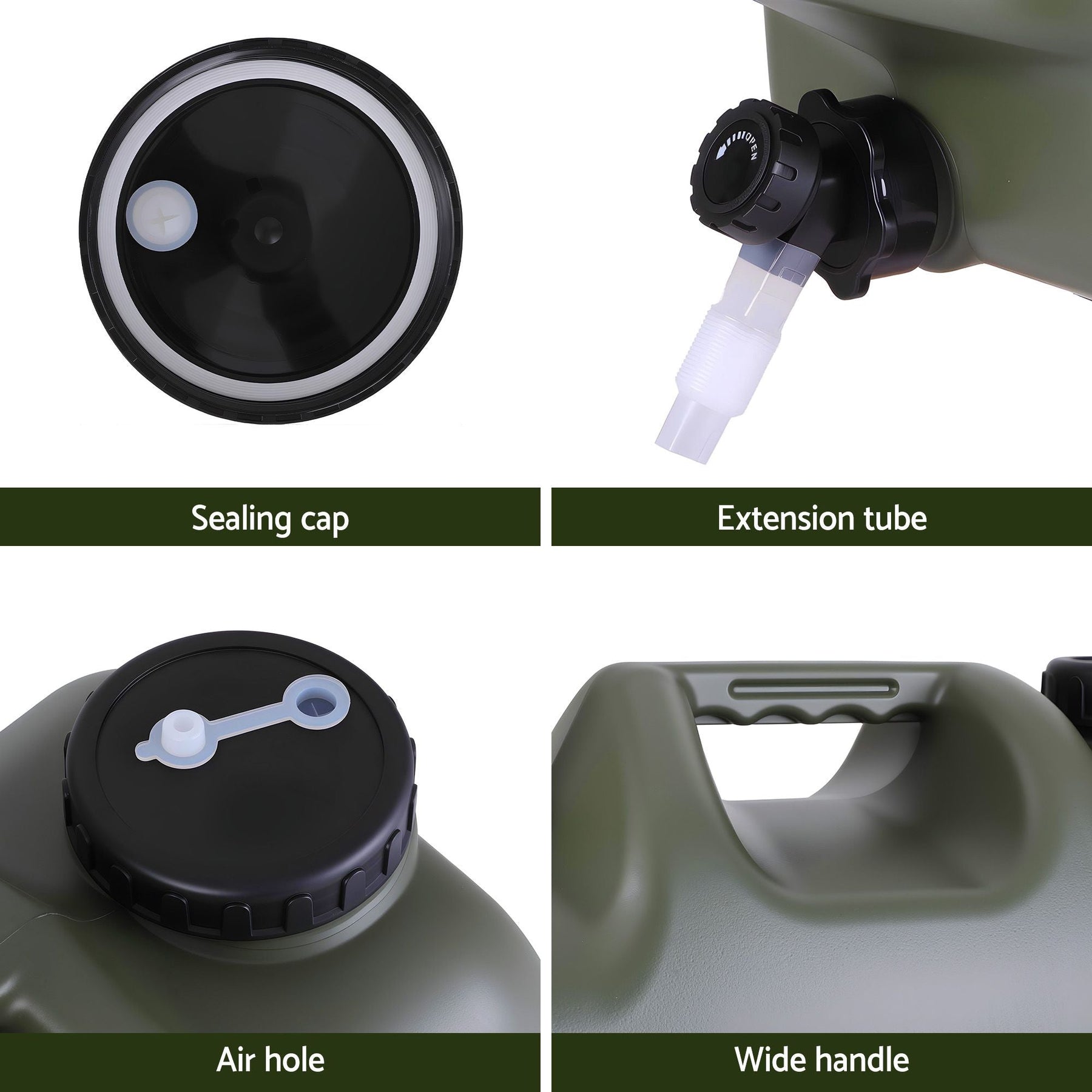 Weisshorn 25L Water Container Jerry Can Bucket Camping Outdoor Storage Tank - SportZone.co.nz