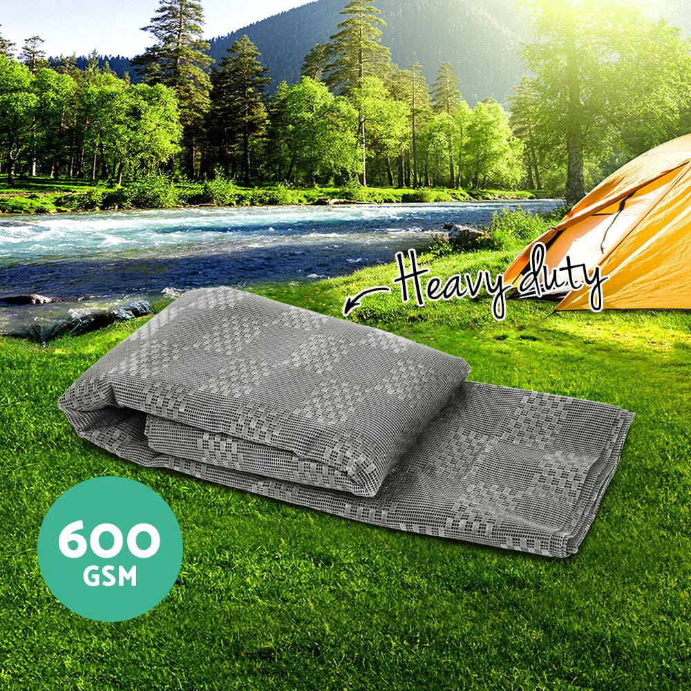 Weisshorn 4M X 2.5M Annex Matting 600GSM Floor Mats Mesh Caravan Camping Annexe - SportZone.co.nz