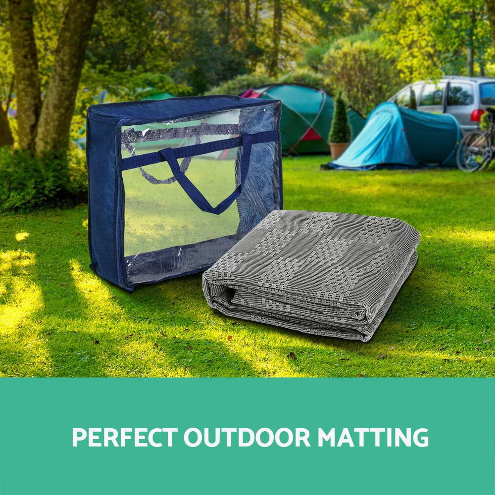 Weisshorn 4M X 2.5M Annex Matting 600GSM Floor Mats Mesh Caravan Camping Annexe - SportZone.co.nz