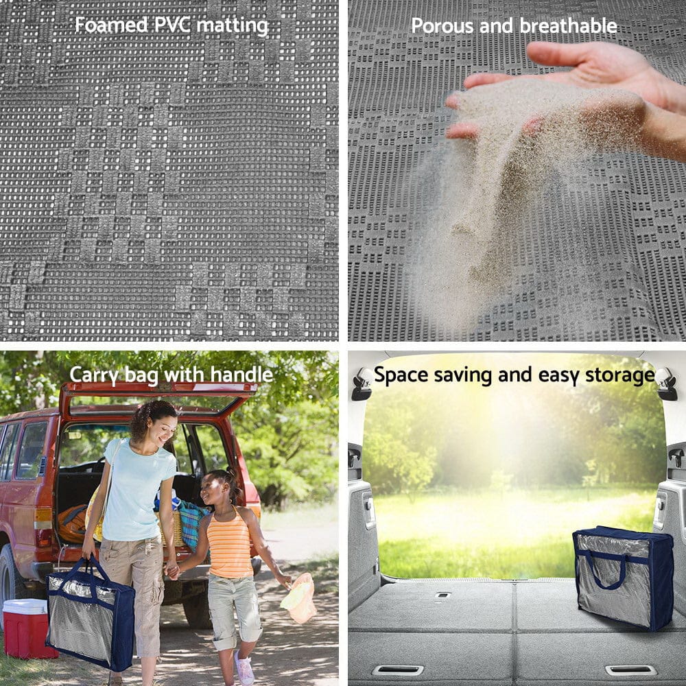 Weisshorn 5M X 2.5M Annex Matting 600GSM Floor Mats Mesh Caravan Camping Annexe - SportZone.co.nz