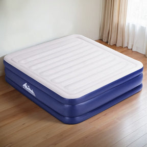 Weisshorn Air Mattress King Inflatable Bed Air bed 51cm - SportZone.co.nz