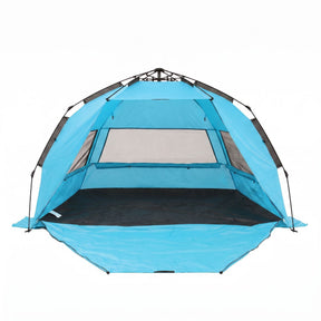 Weisshorn Beach Tent 3-4 Person Pop Up Sun Shade UPF 50 Automatic Outdoor Blue - SportZone.co.nz