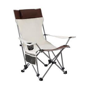 Weisshorn Camping Chair Reclining Adjustable Portable Outdoor Folding Lightweight - SportZone.co.nz