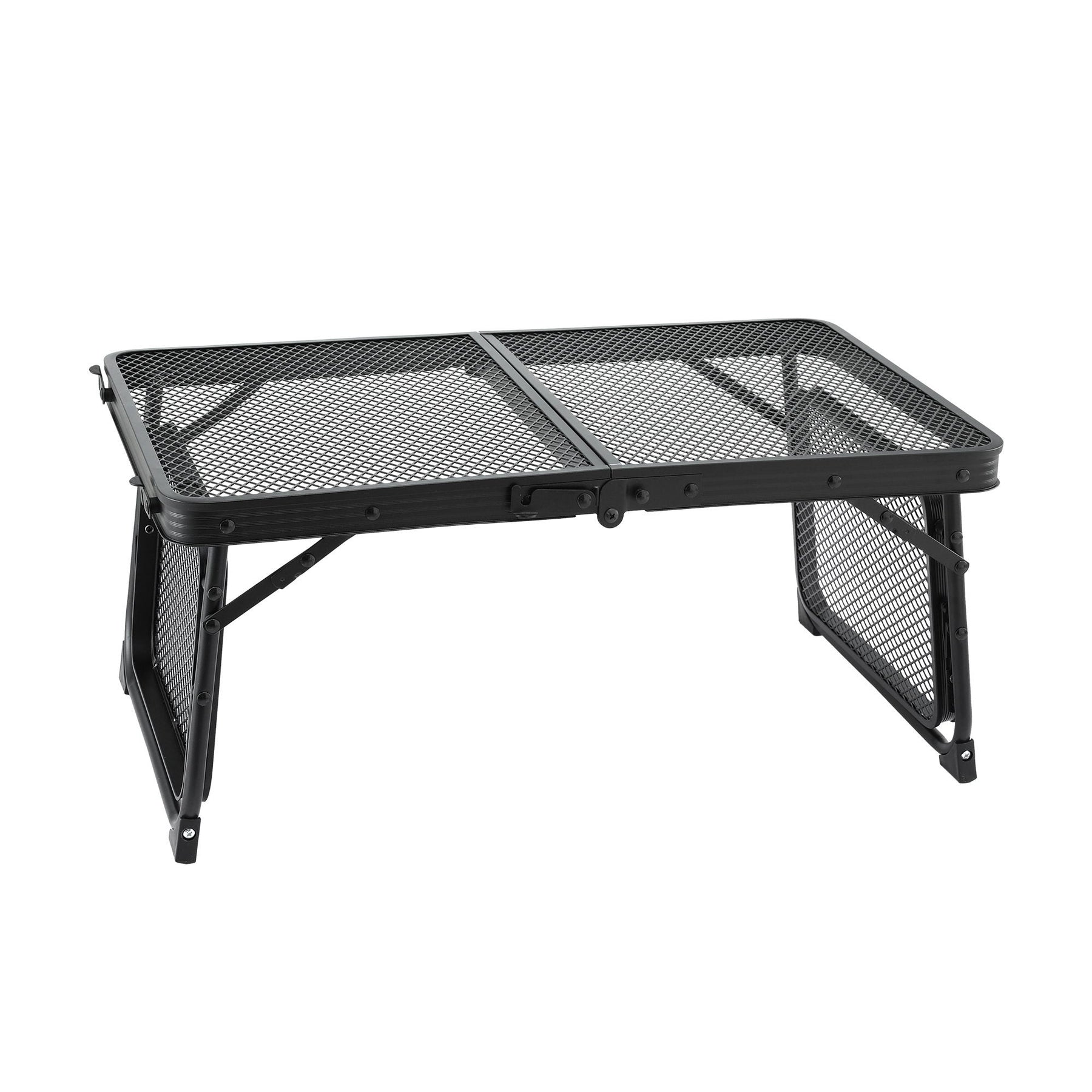 Weisshorn Camping Table Mesh Desktop Lightweight Portable Outdoor Folding Grill Desk - SportZone.co.nz