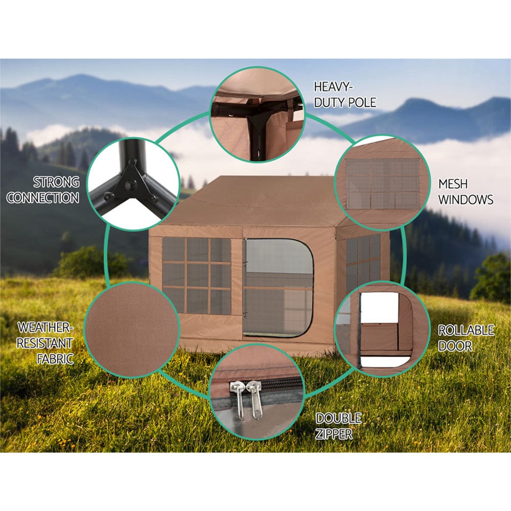 Weisshorn Camping Tent Car SUV Rear Side Canopy Portable Shelter Family Home 4WD - SportZone.co.nz