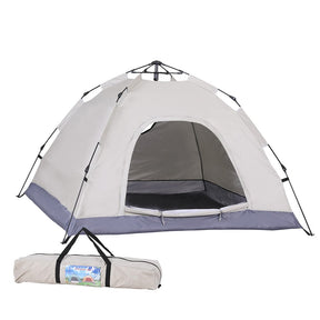 Weisshorn Camping Tent Instant Tent Pop up 2 Person Outdoor Hiking Tents Hiking Beige - SportZone.co.nz