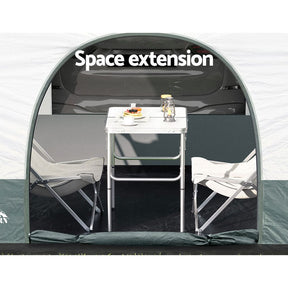 Weisshorn Camping Tent SUV Car Rear Extension Canopy Outdoor Portable Family 4WD - SportZone.co.nz