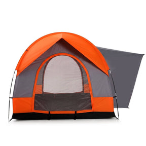Weisshorn Camping Tent SUV Family Camping Car Tent 6-8 Person 250cm Orange - SportZone.co.nz
