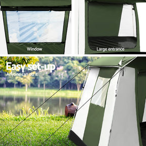 Weisshorn Family Camping Tent 6 Person Hiking Beach Tents Dome Shelter - SportZone.co.nz