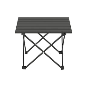 Weisshorn Folding Camping Table 40CM Roll Up Outdoor Picnic BBQ Aluminium Desk - SportZone.co.nz