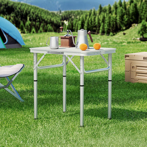 Weisshorn Folding Camping Table 60CM Adjustable Portable Outdoor Picnic Desk - SportZone.co.nz