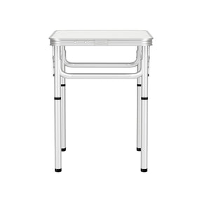 Weisshorn Folding Camping Table 60CM Adjustable Portable Outdoor Picnic Desk - SportZone.co.nz