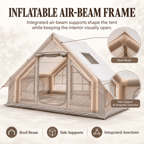 Weisshorn Inflatable A-Frame Air Tent 4-6 Person 300x210cm - SportZone.co.nz