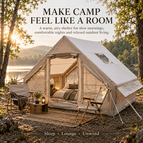 Weisshorn Inflatable A-Frame Air Tent 4-6 Person 300x210cm - SportZone.co.nz