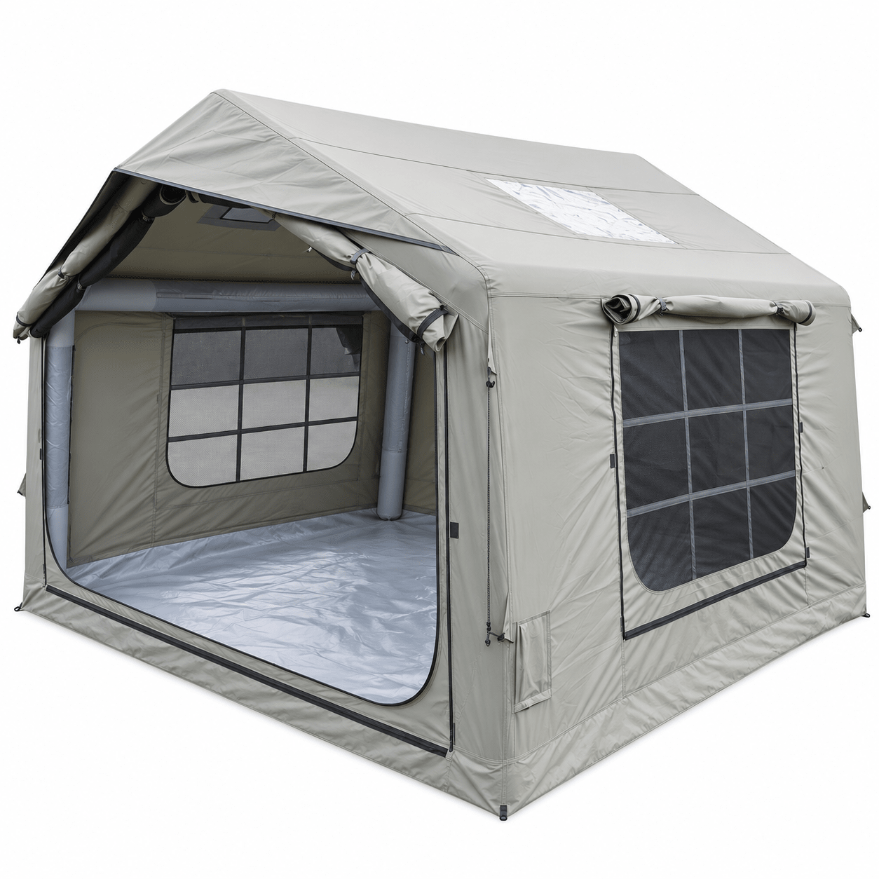 Weisshorn Inflatable Camping Tent Cabin Style with Skylight Mesh 300x265cm - SportZone.co.nz