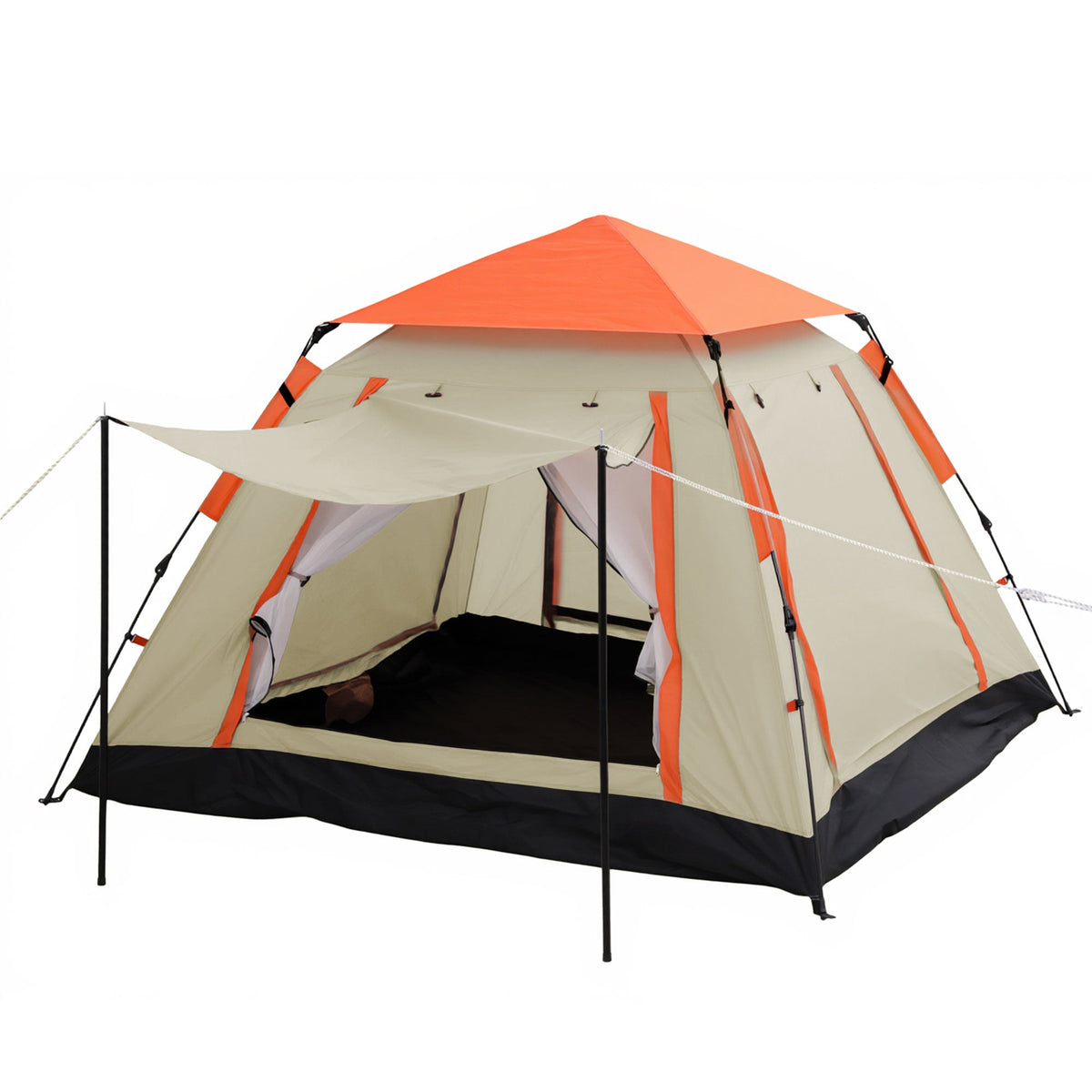 Weisshorn Pop Up Camping Tent 3 - 4 Person Automatic Tent Instant Setup Waterproof - SportZone.co.nz