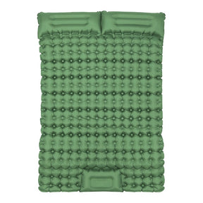 Weisshorn Self Inflating Mattress Camping Sleeping Mat Air Bed Pad Double Pillow - SportZone.co.nz