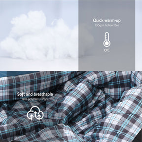 Weisshorn Sleeping Bag Set of 2 Single Thermal Camping Hiking Tent 0℃ - SportZone.co.nz