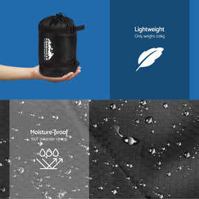 Weisshorn Sleeping Bag Set of 2 Single Thermal Camping Hiking Tent 0℃ - SportZone.co.nz