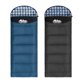 Weisshorn Sleeping Bag Set of 2 Single Thermal Camping Hiking Tent 0℃ - SportZone.co.nz