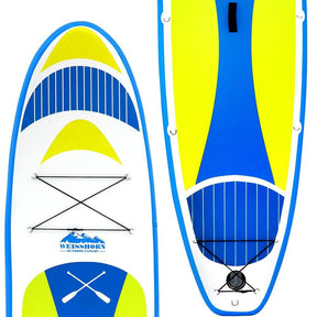Weisshorn Stand Up Paddle Board 11ft Inflatable SUP Surfboard Paddleboard Kayak Surf Yellow - SportZone.co.nz