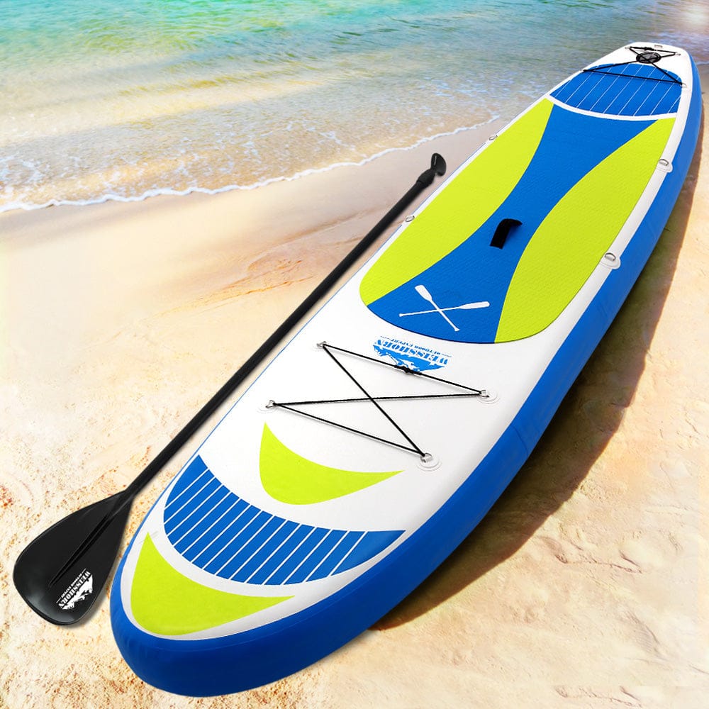 Weisshorn Stand Up Paddle Board 11ft Inflatable SUP Surfboard Paddleboard Kayak Surf Yellow - SportZone.co.nz