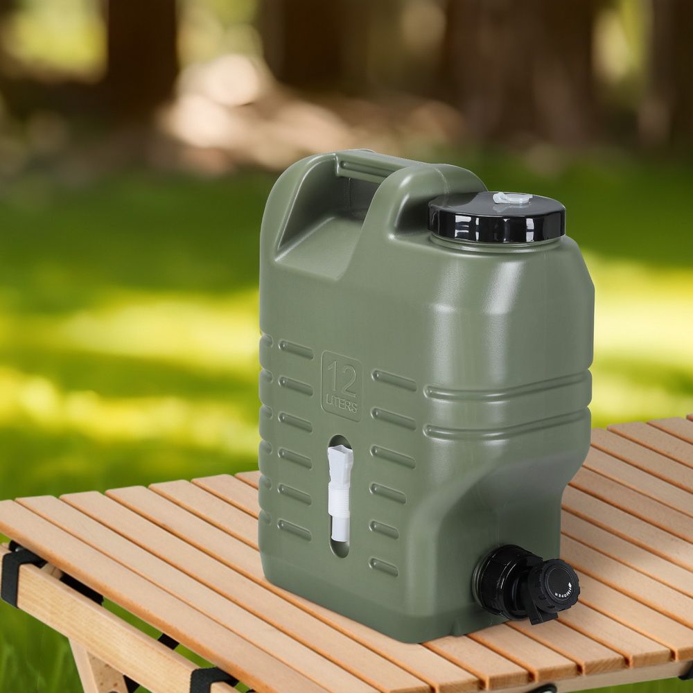Weisshorn12L Water Container Jerry Can Bucket Camping Outdoor Storage Tank - SportZone.co.nz