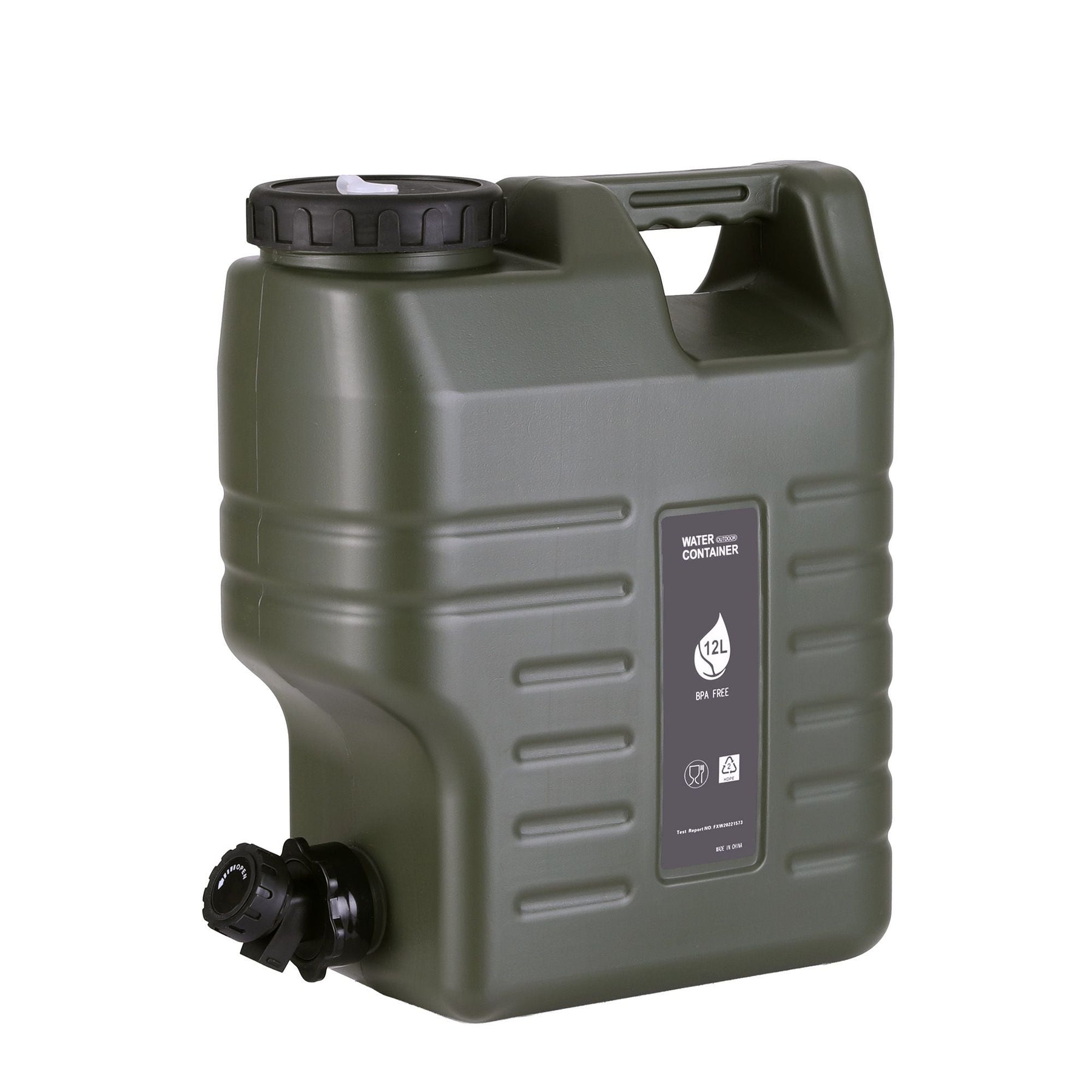 Weisshorn12L Water Container Jerry Can Bucket Camping Outdoor Storage Tank - SportZone.co.nz