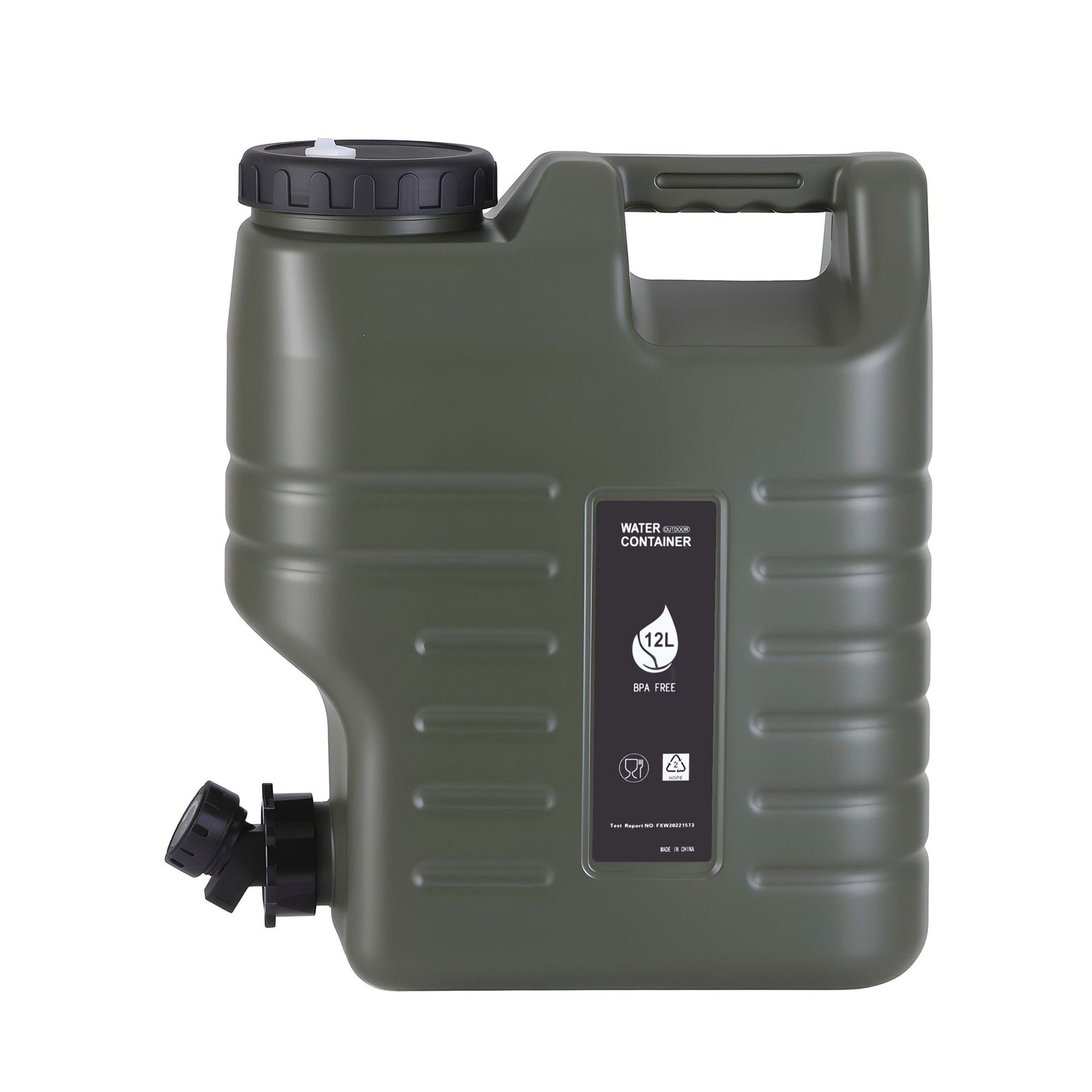 Weisshorn12L Water Container Jerry Can Bucket Camping Outdoor Storage Tank - SportZone.co.nz
