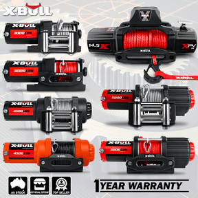 X - BULL Electric Winch 12V 5000LBS Synthetic Rope Wireless remote ATV UTV Boat Trailer - SportZone.co.nz