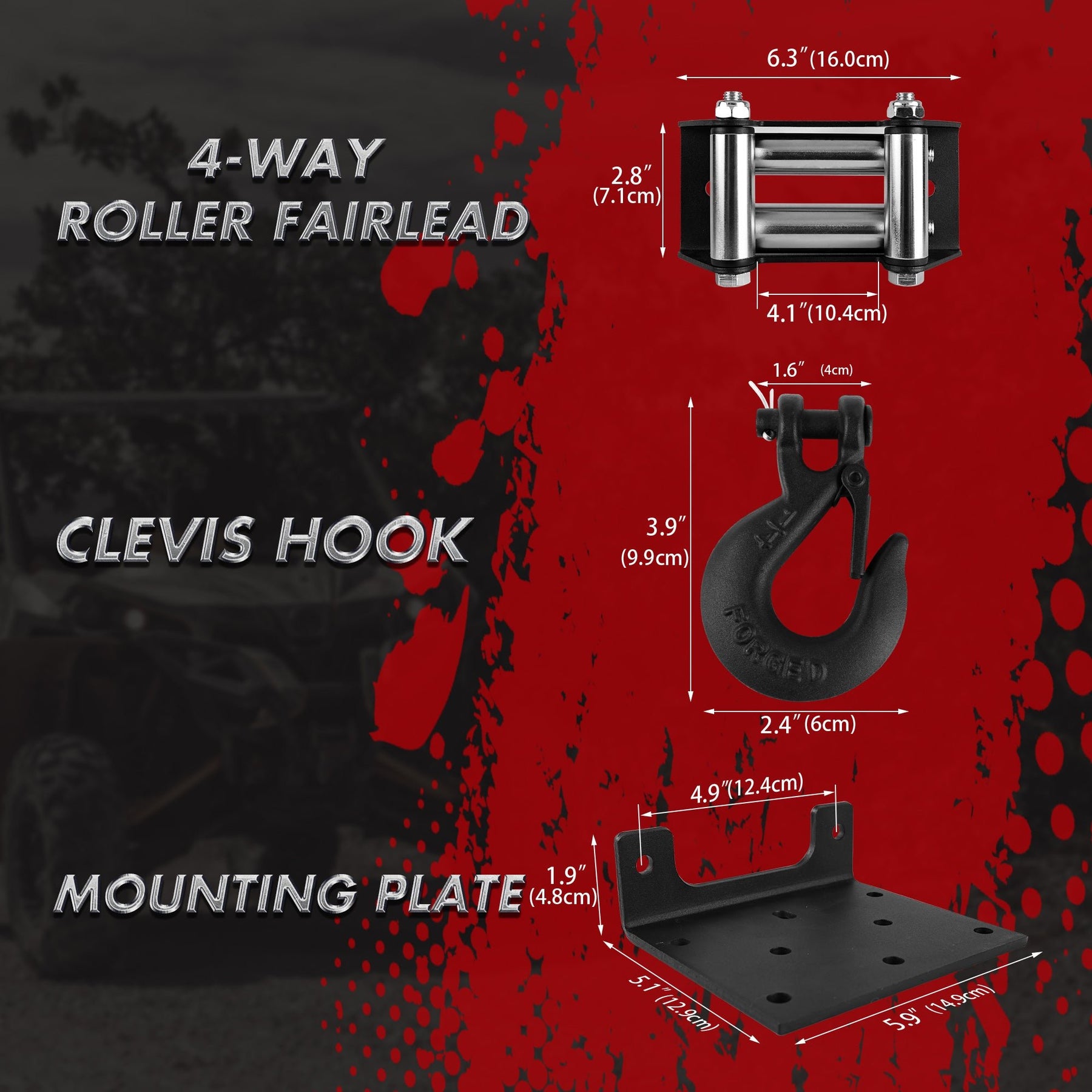 X-BULL Electric Winch 12V 5000LBS Wireless 15.2M Steel Cable ATV UTV 4WD Boat - SportZone.co.nz