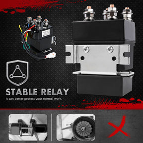 X-BULL Electric Winch 12V 5000LBS Wireless 15.2M Steel Cable ATV UTV 4WD Boat - SportZone.co.nz