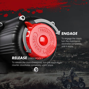 X-BULL Electric Winch 12V 5000LBS Wireless 15.2M Steel Cable ATV UTV 4WD Boat - SportZone.co.nz