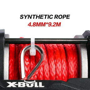 X - BULL Electric Winch 12V Wireless 3000lbs/1360kg Synthetic Rope BOAT ATV 4WD - SportZone.co.nz