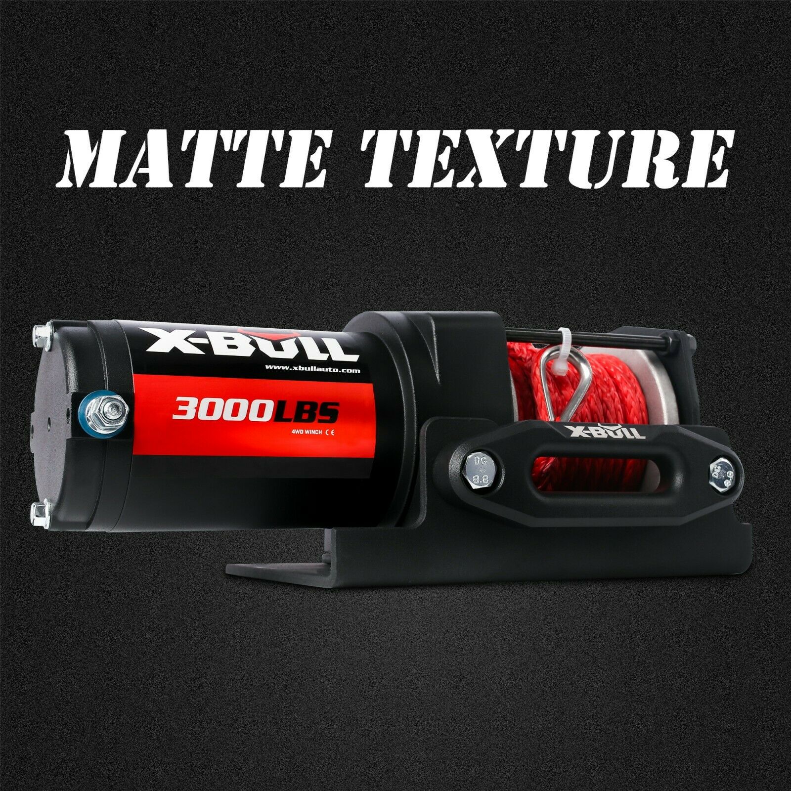 X - BULL Electric Winch 12V Wireless 3000lbs/1360kg Synthetic Rope BOAT ATV 4WD - SportZone.co.nz
