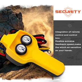 ZESUPER Electric Winch 2500LBS/1134KG 12V 15.2M Steel Cable ATV UTV 4WD 4X4 Boat - SportZone.co.nz