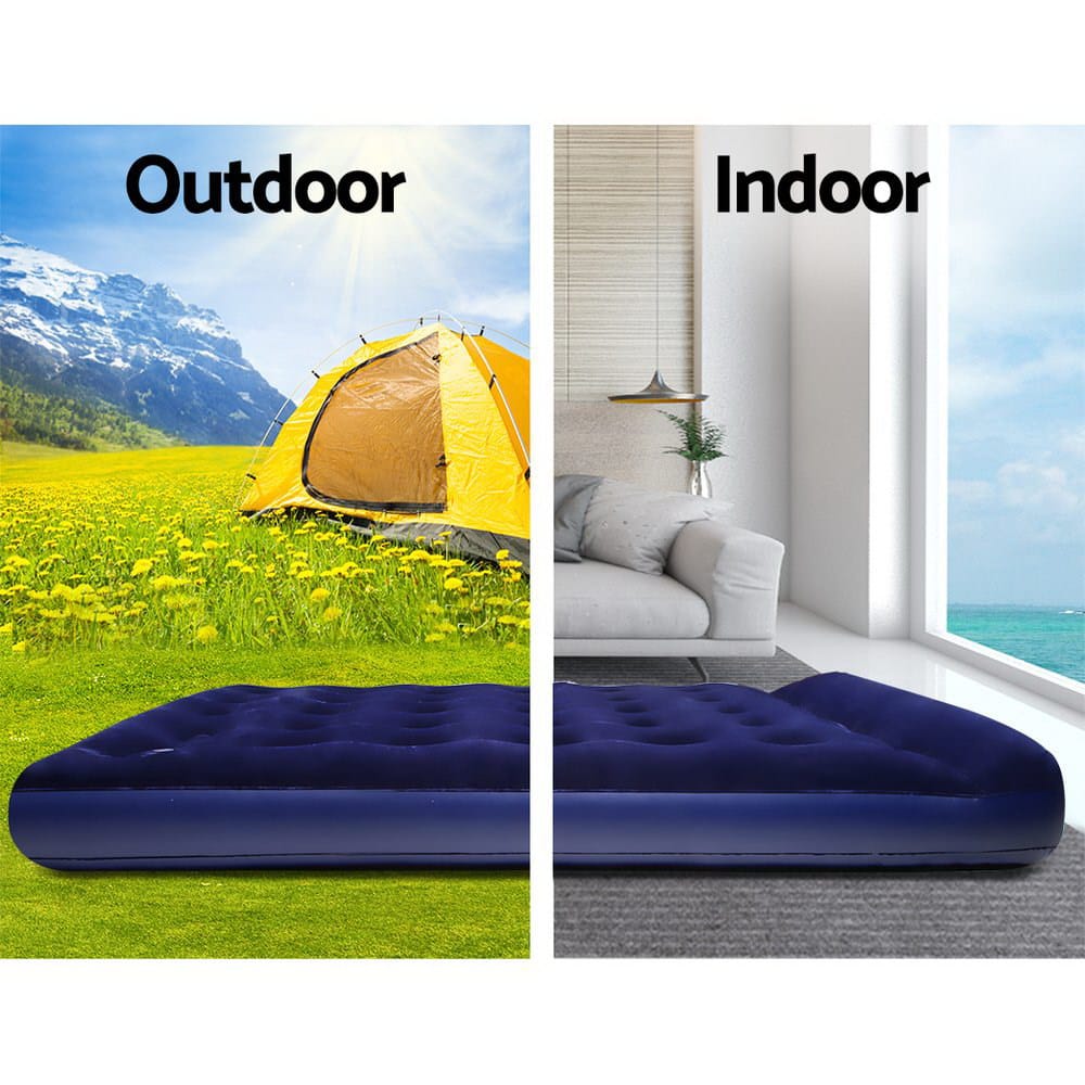 Bestway Single Size Inflatable Air Mattress - Navy - SportZone.co.nz