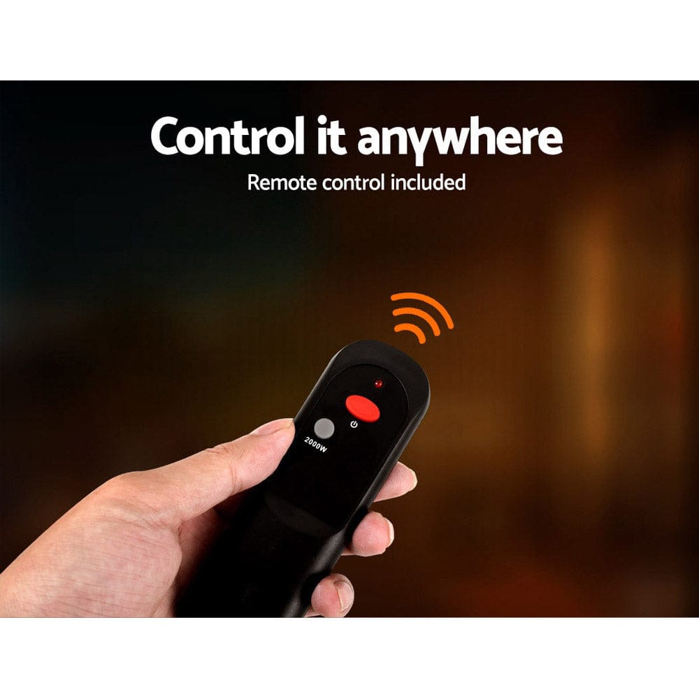 Devanti Electric Strip Heater Radiant Heaters 2000W - SportZone.co.nz