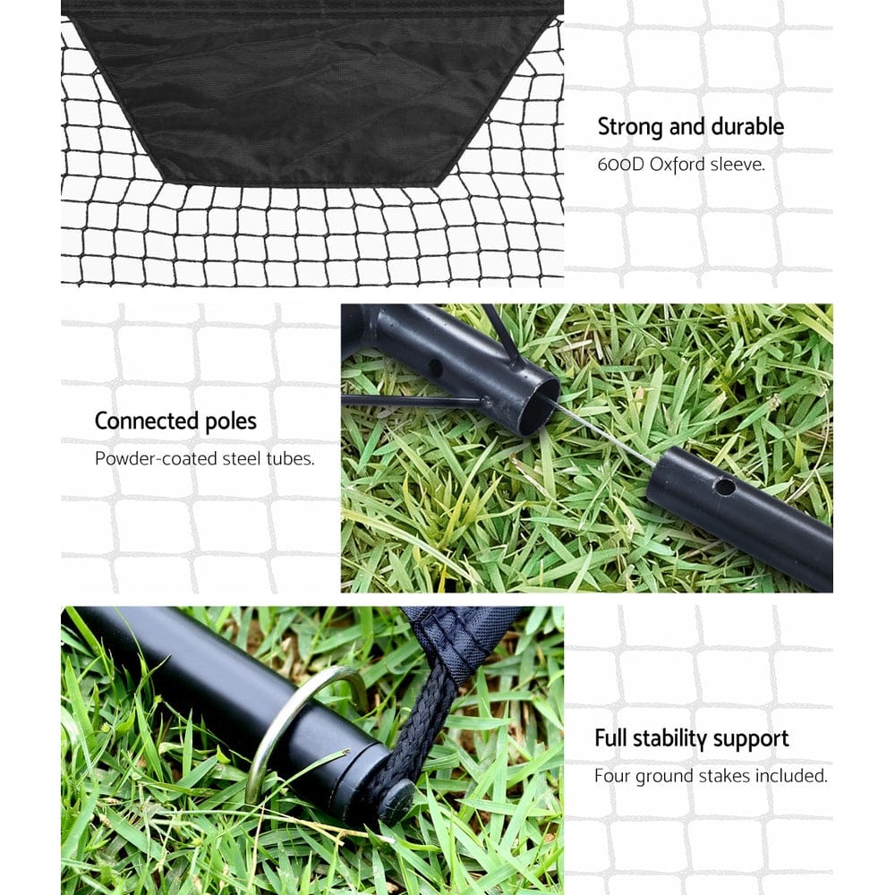 Everfit 1.8m Football Soccer Net Portable Goal Net Rebounder Sports Training - SportZone.co.nz