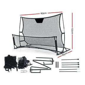 Everfit 1.8m Football Soccer Net Portable Goal Net Rebounder Sports Training - SportZone.co.nz