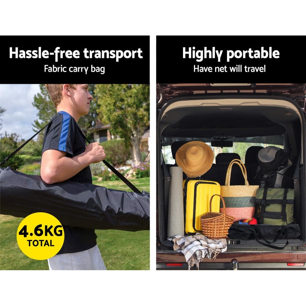 Everfit 1.8m Football Soccer Net Portable Goal Net Rebounder Sports Training - SportZone.co.nz