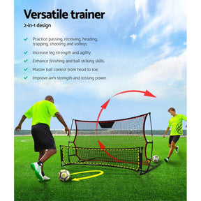 Everfit 2.1m Football Soccer Net Portable Goal Net Rebounder Sports Training - SportZone.co.nz
