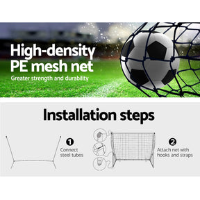 Everfit 3.6m Football Soccer Net Portable Goal Net Rebounder Sports Training - SportZone.co.nz