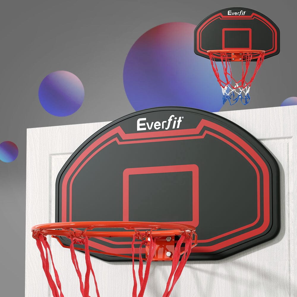 Everfit 38" Basketball Hoop Backboard Door Wall Mounted Ring Net Sports Kids - SportZone.co.nz