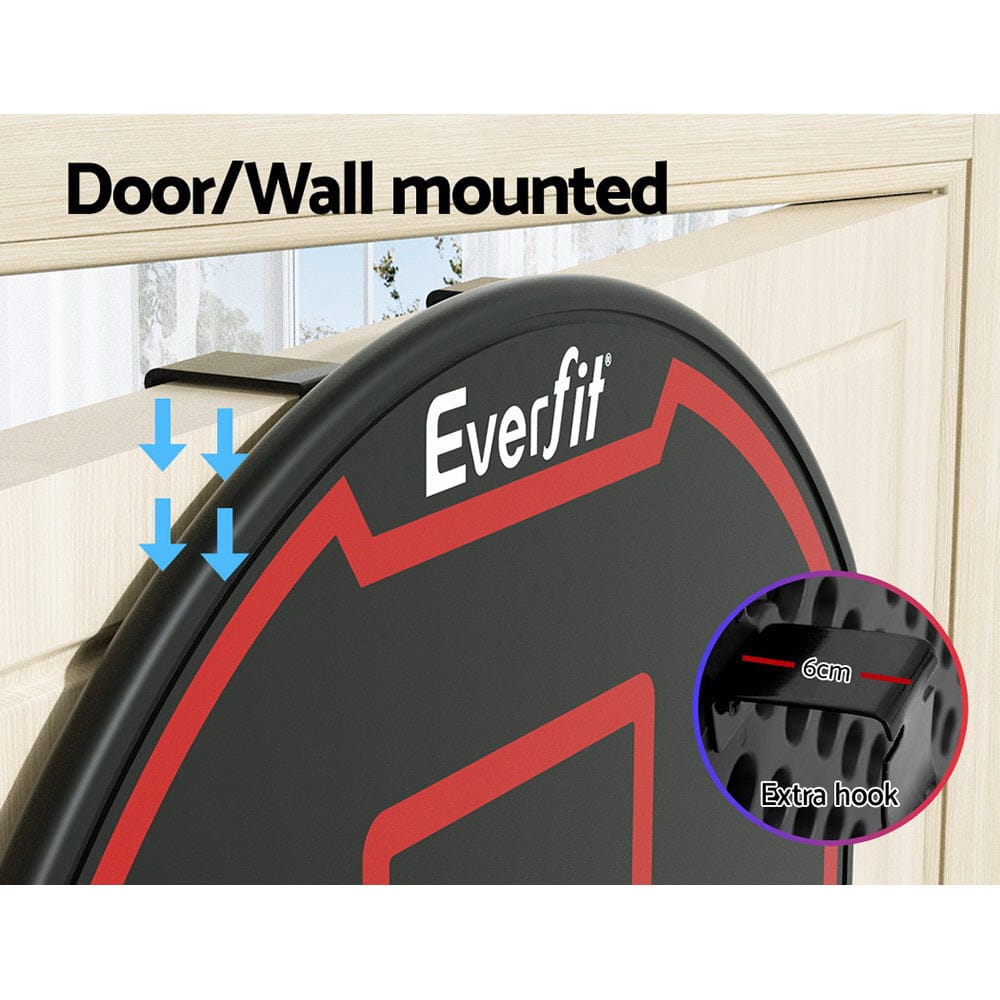 Everfit 38" Basketball Hoop Backboard Door Wall Mounted Ring Net Sports Kids - SportZone.co.nz