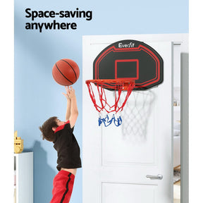 Everfit 38" Basketball Hoop Backboard Door Wall Mounted Ring Net Sports Kids - SportZone.co.nz