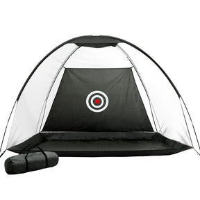 Everfit 3M Golf Practice Net Portable Training Aid Driving Target Tent Black - SportZone.co.nz