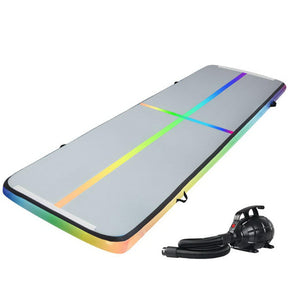 Everfit 4M Air Track Gymnastics Tumbling Exercise Mat Inflatable Mats + Pump - SportZone.co.nz