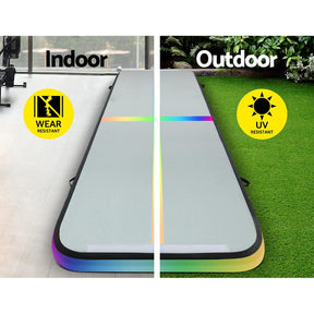 Everfit 4X1M Air Track Inflatable Tumbling Mat Gymnastics Yoga Mat - SportZone.co.nz